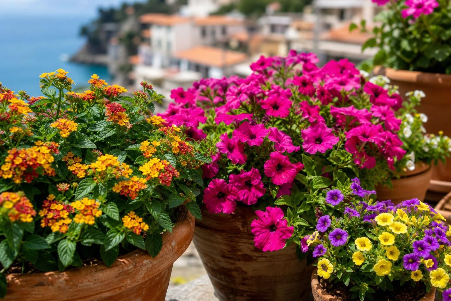 Balcone al sole? Le piante che fioriscono bene fino all’autunno - dettaglio
