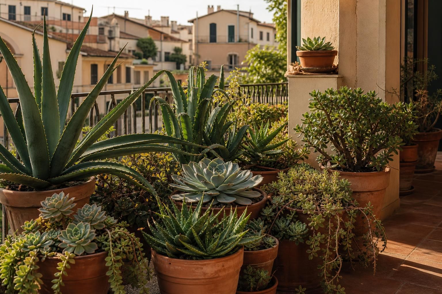 Balcone rovente? Le piante grasse che reggono il sole senza soffrire