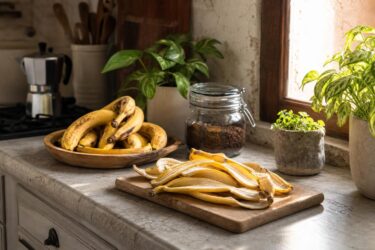 Bucce di banana in casa: 7 riusi pratici che vale la pena provare