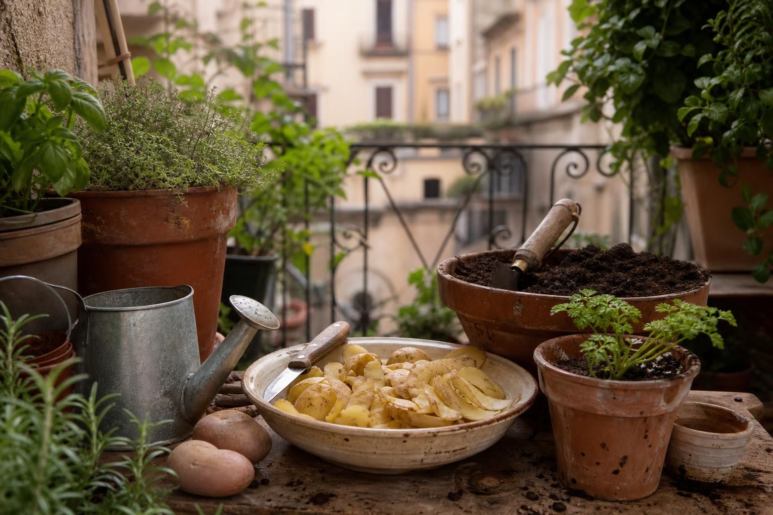 Bucce di patate: 8 usi furbi per non sprecarle tra cucina e balcone - dettaglio
