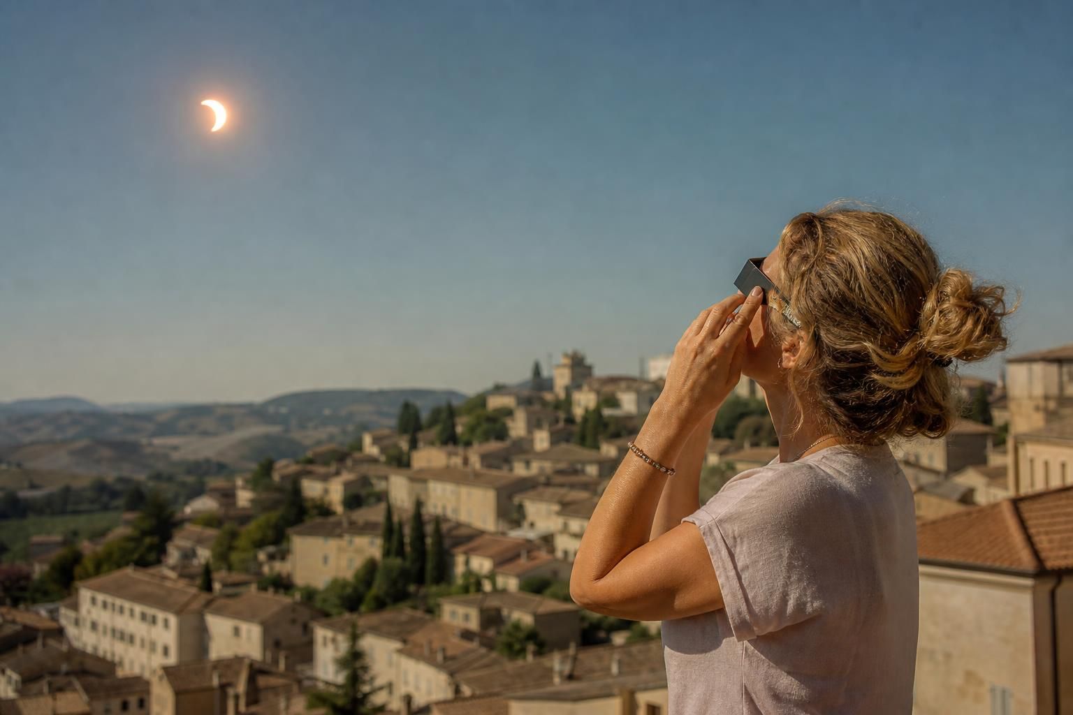 Eclissi di Sole del 12 agosto: come guardarla senza rischi per gli occhi