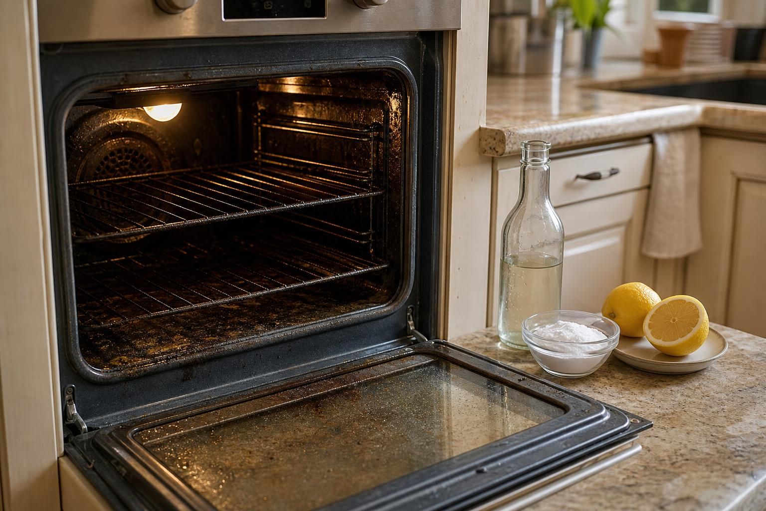 Forno pieno di incrostazioni? I 3 ingredienti di cucina che aiutano davvero