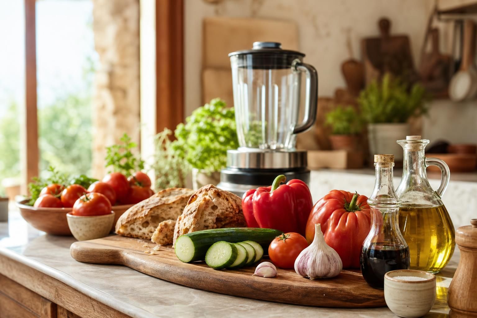 Gazpacho fatto in casa: la zuppa fredda che salva le cene estive - dettaglio