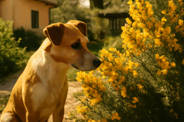 Ginestra in giardino: il pericolo nascosto per cani e gatti