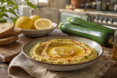 L’hummus con zucchine che sazia davvero e resta leggero