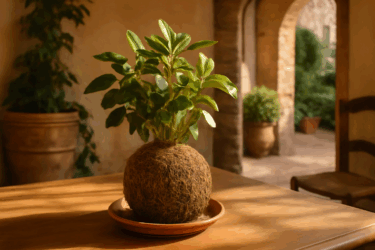 Kokedama: come trasformare il muschio in un vaso vivente