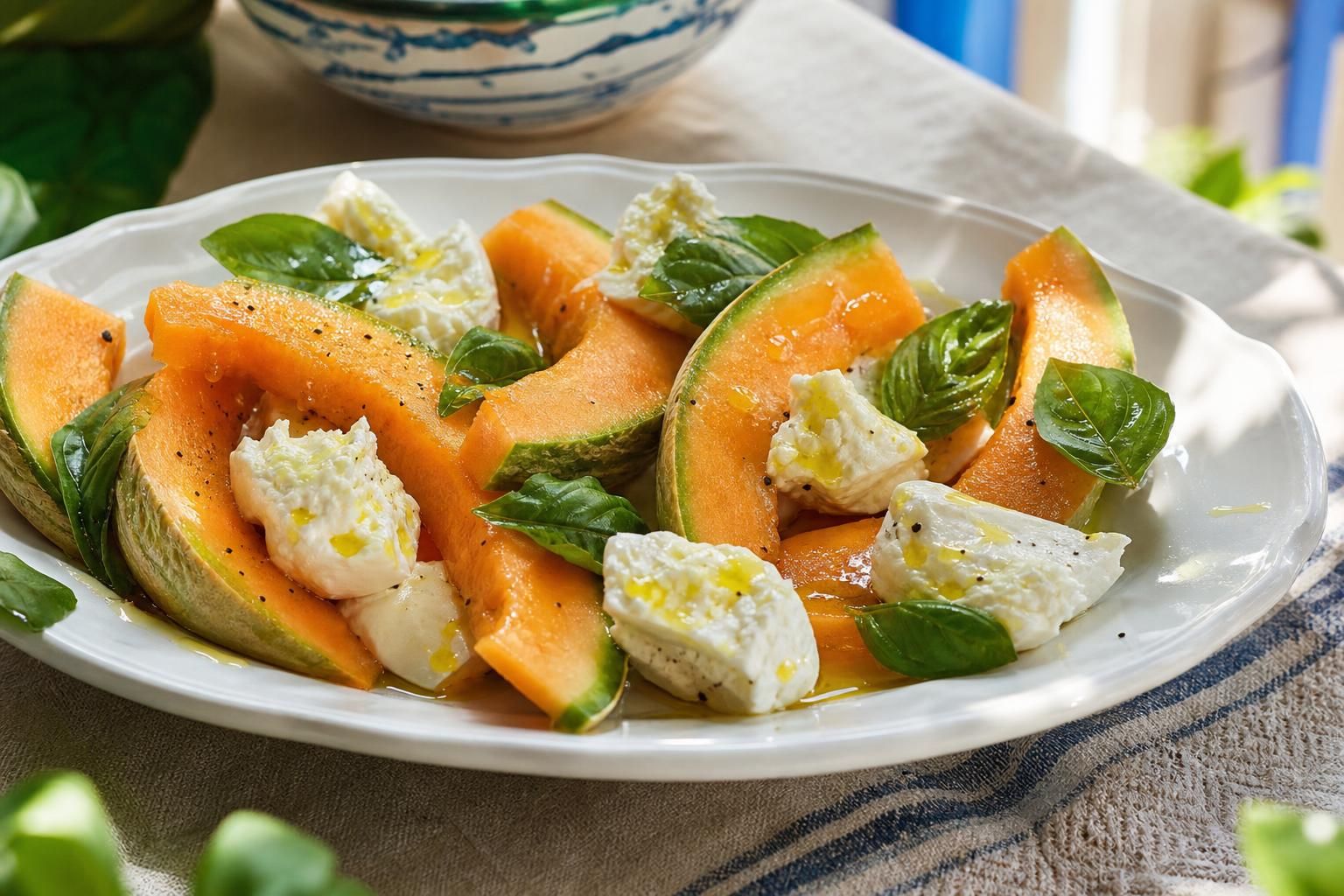 Melone con mozzarella: il piatto fresco da provare al posto del prosciutto