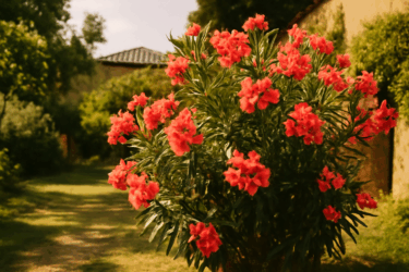 Oleandro: il fiore che incanta e avvelena nei giardini