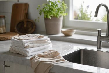 Panni in cotone: 9 usi furbi per pulire casa senza lasciare pelucchi