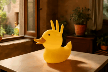 Papera da bagno da guanto gonfiato: riciclo creativo