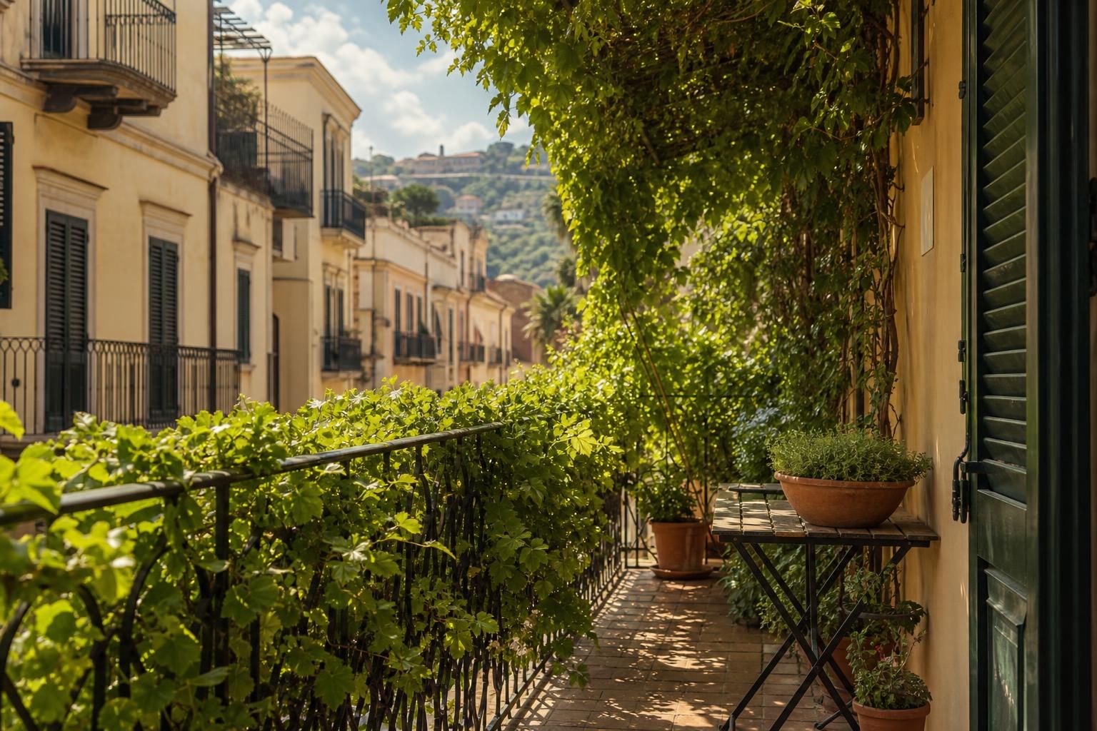 I rampicanti più veloci per avere ombra fresca su ringhiere e balconi