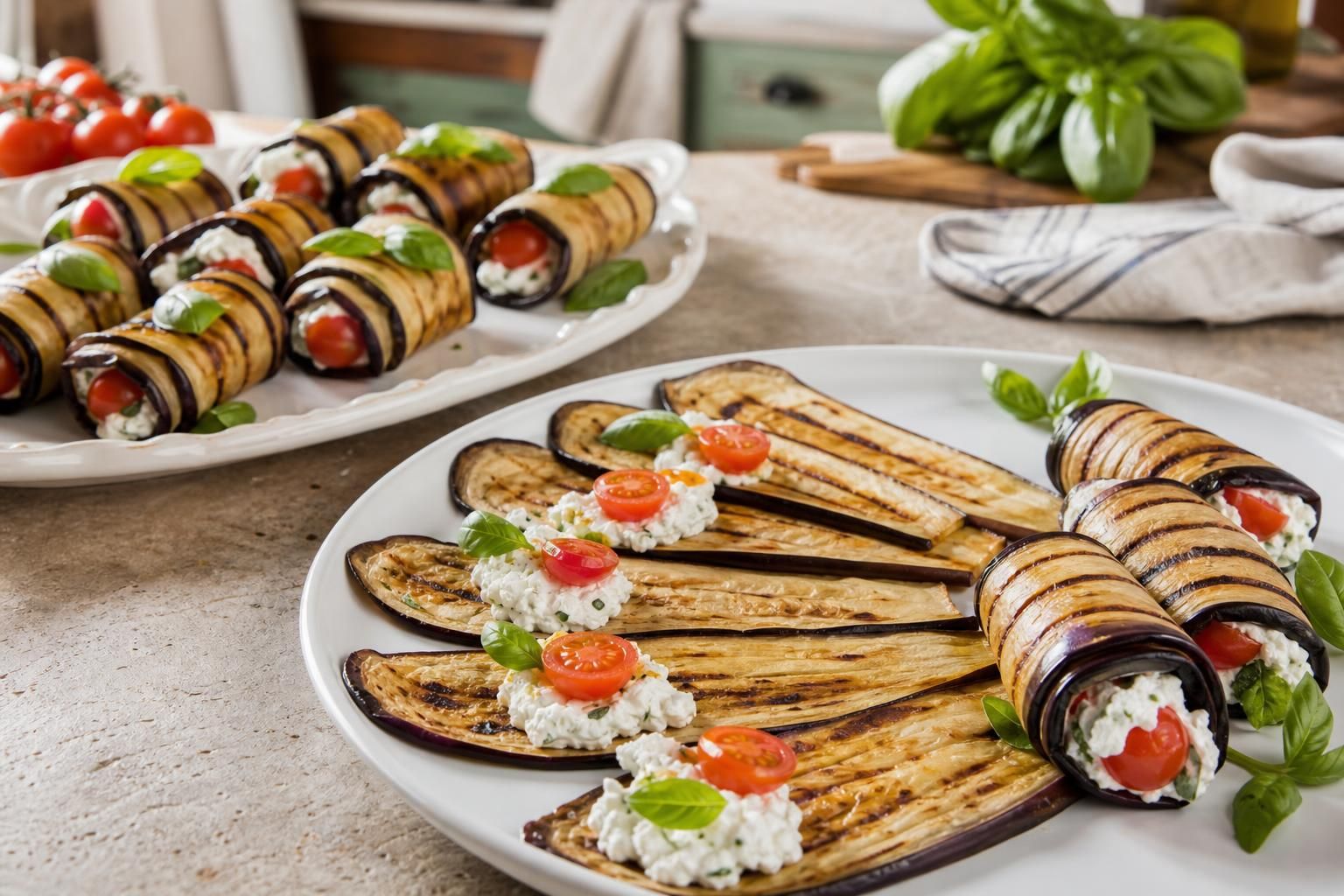 Rotolini di melanzane freddi: l’idea estiva furba per antipasto o cena - dettaglio