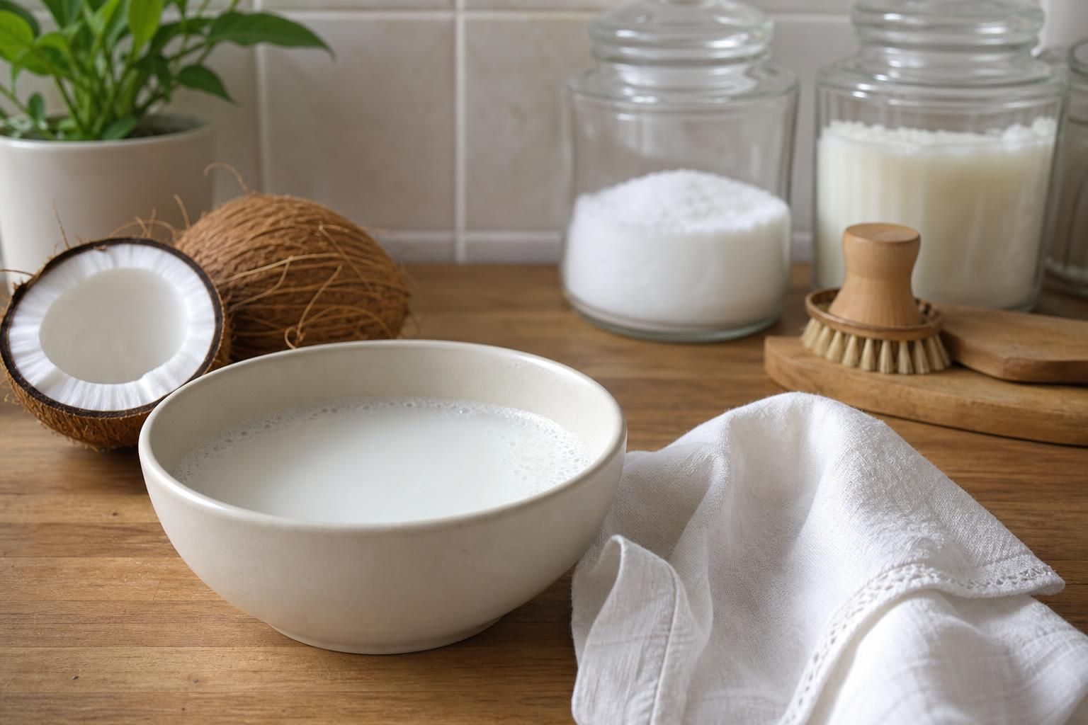 Sapone di cocco in casa: 10 usi pratici tra bucato e pulizie - dettaglio