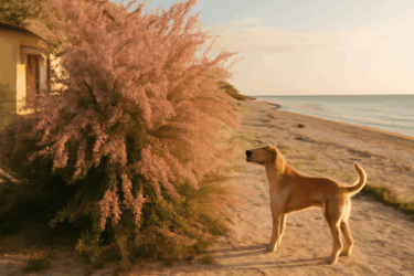 Tamarisco in spiaggia: attenzione ai cani in estate