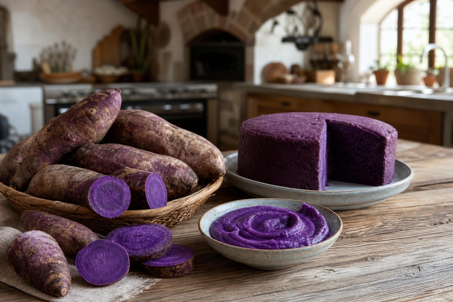 Ube nei dolci: il tubero viola che colora in modo naturale