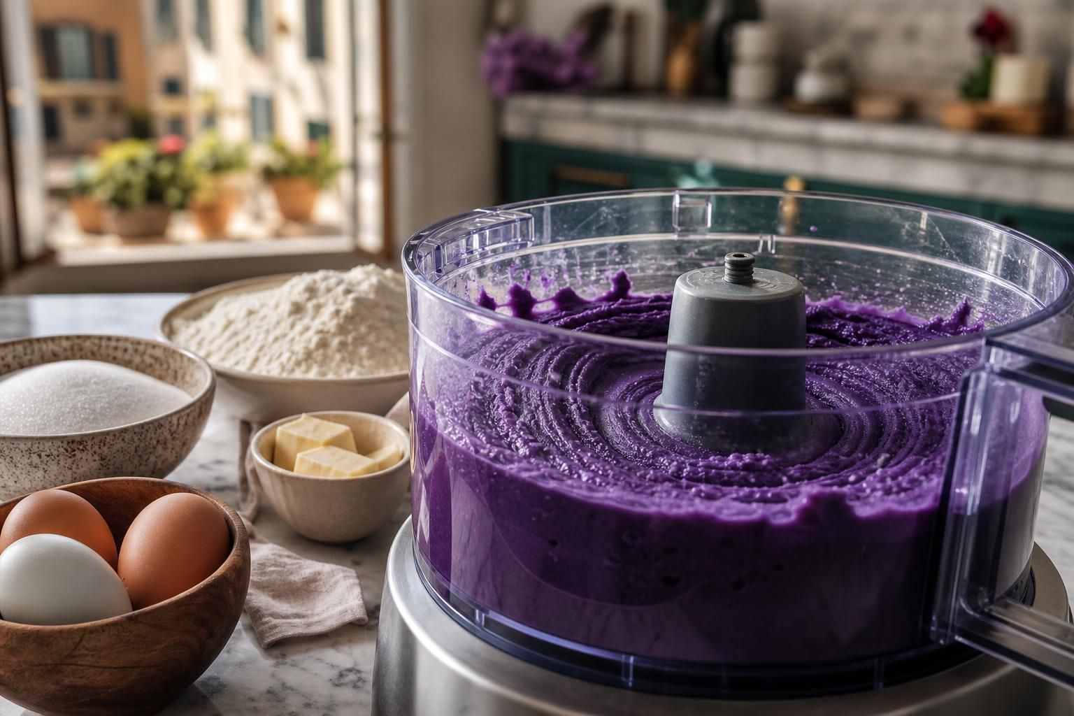 Ube nei dolci: il tubero viola che colora in modo naturale - dettaglio