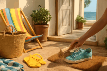 Eliminare la sabbia dopo il mare: trucchi per casa, scarpe, auto