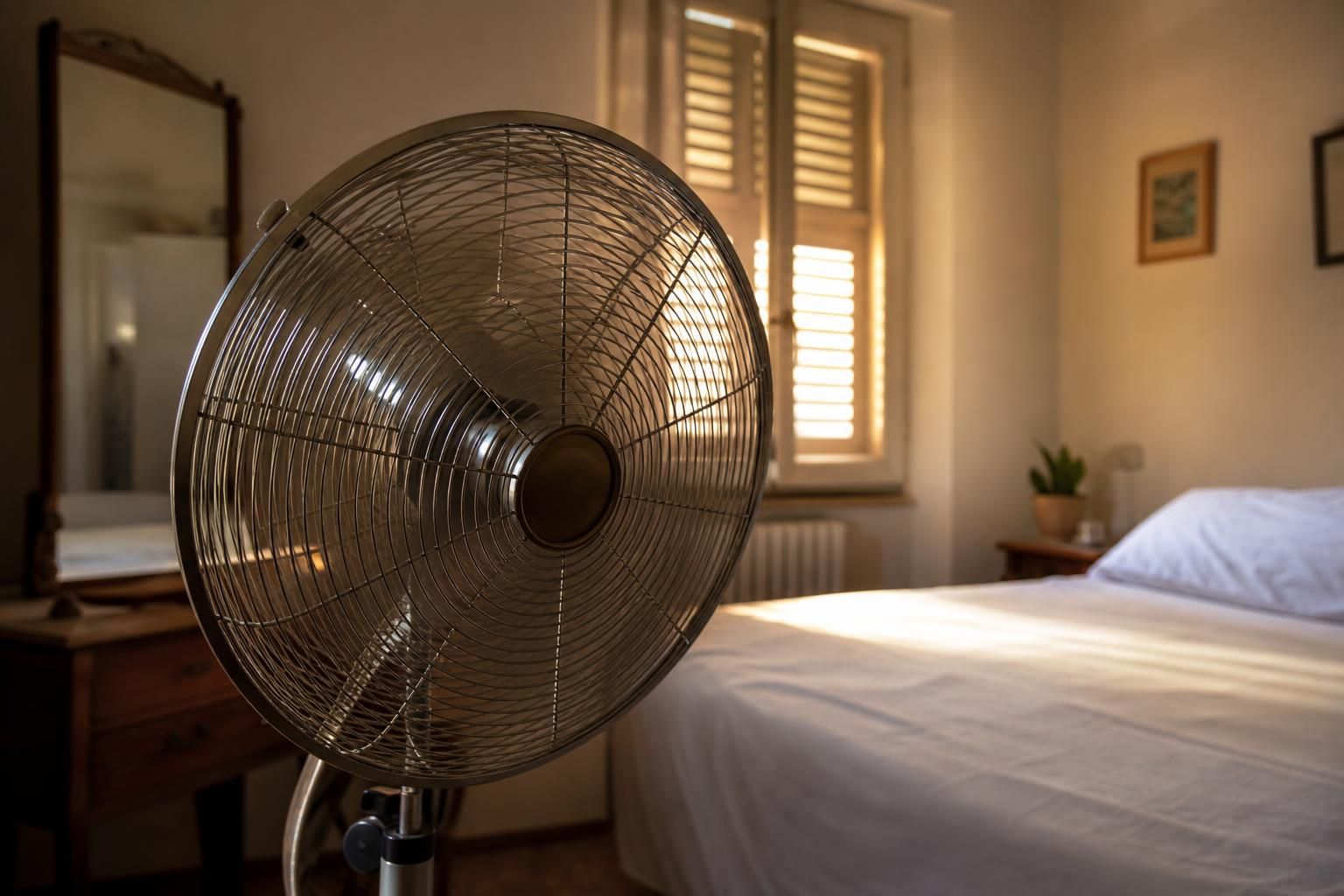 Ventilatore di notte: il punto giusto in camera per dormire meglio - approfondimento