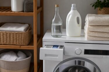 Aceto e ammorbidente insieme: davvero conviene nel bucato?