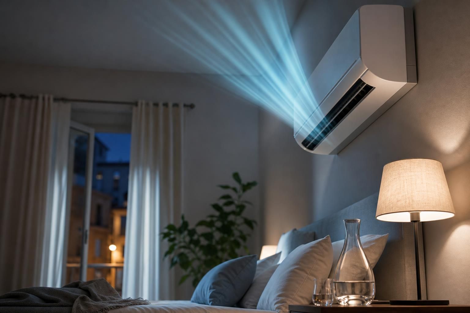 Aria condizionata di notte: quando aiuta il sonno e quando no - dettaglio