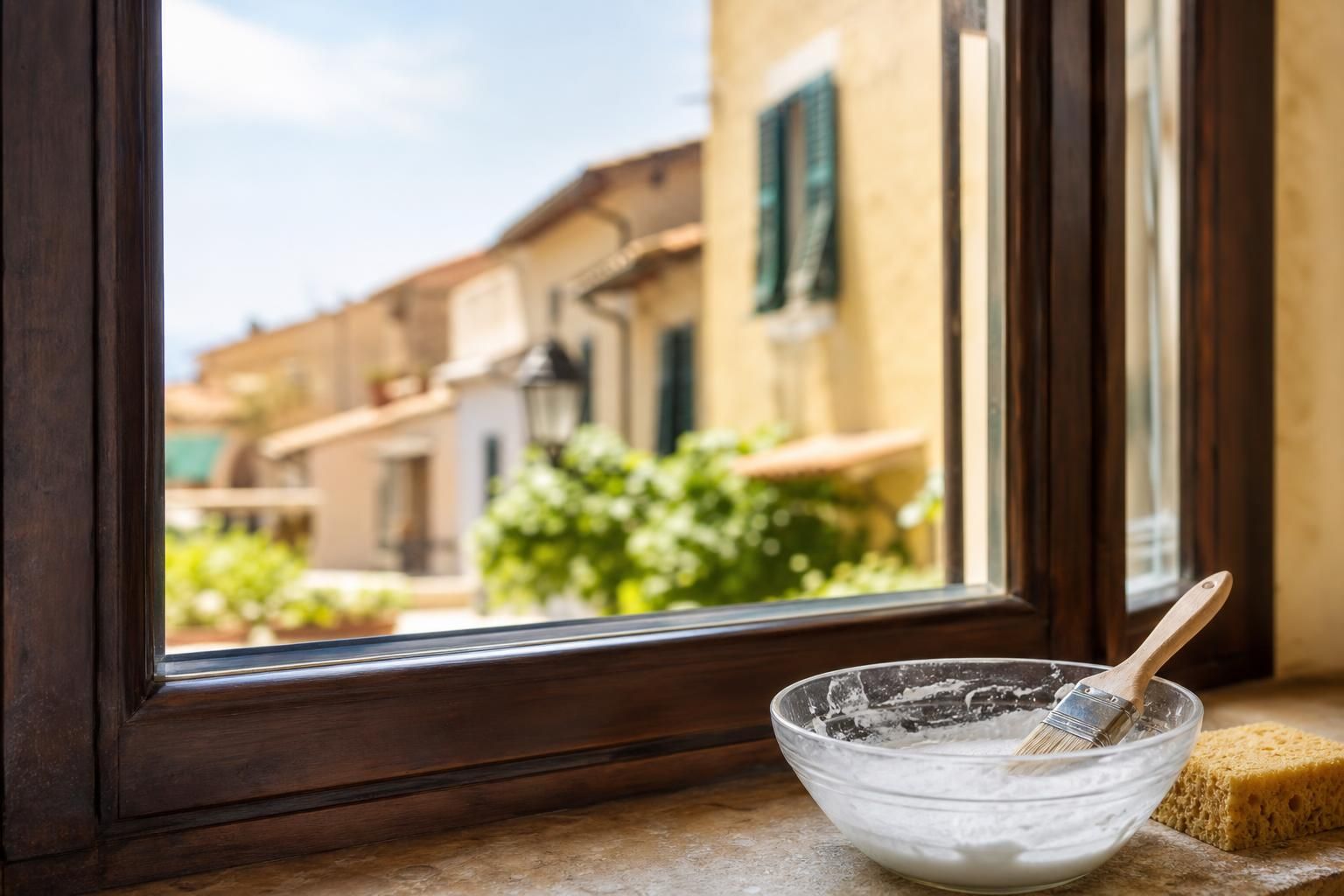 Bianco di Spagna sui vetri: quando aiuta davvero contro il caldo - dettaglio
