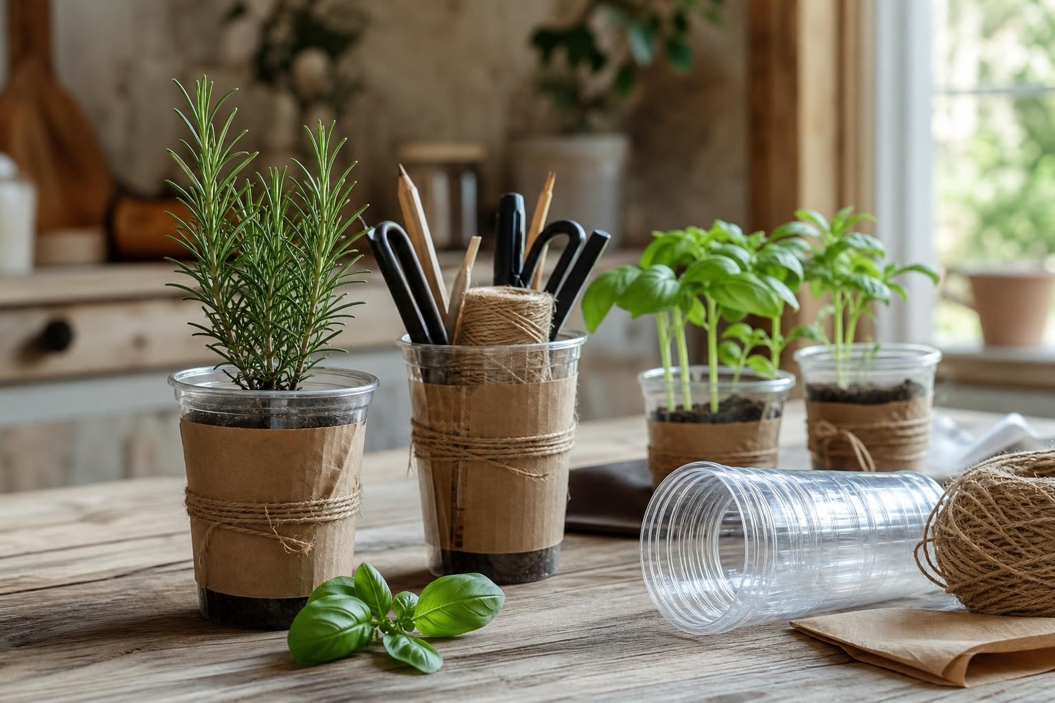 Bicchieri di plastica usati? 8 idee semplici per riusarli in casa