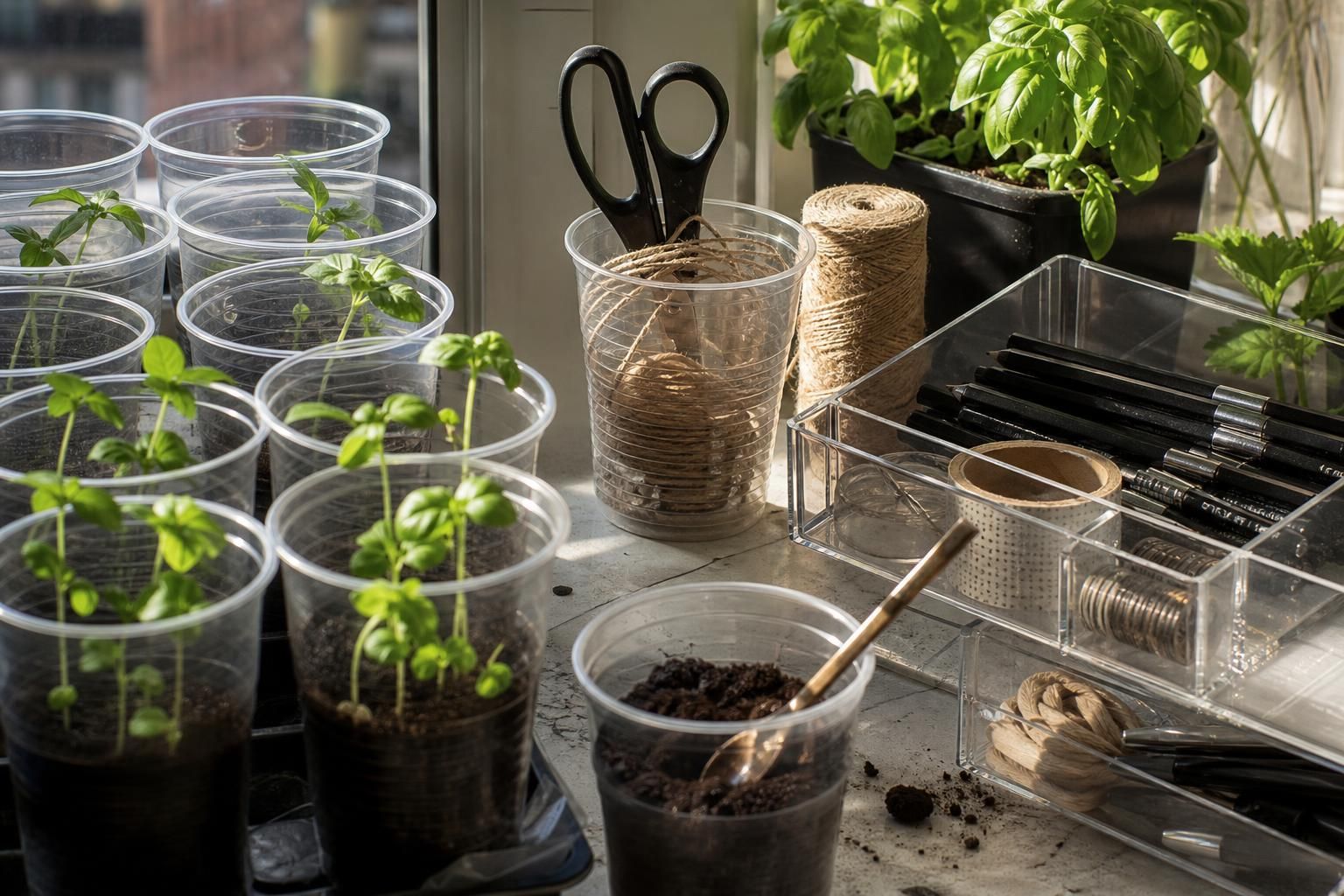 Bicchieri di plastica usati? 8 idee semplici per riusarli in casa - dettaglio