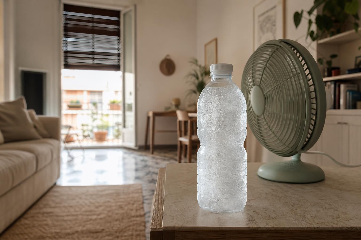 La bottiglia ghiacciata davanti al ventilatore funziona davvero?