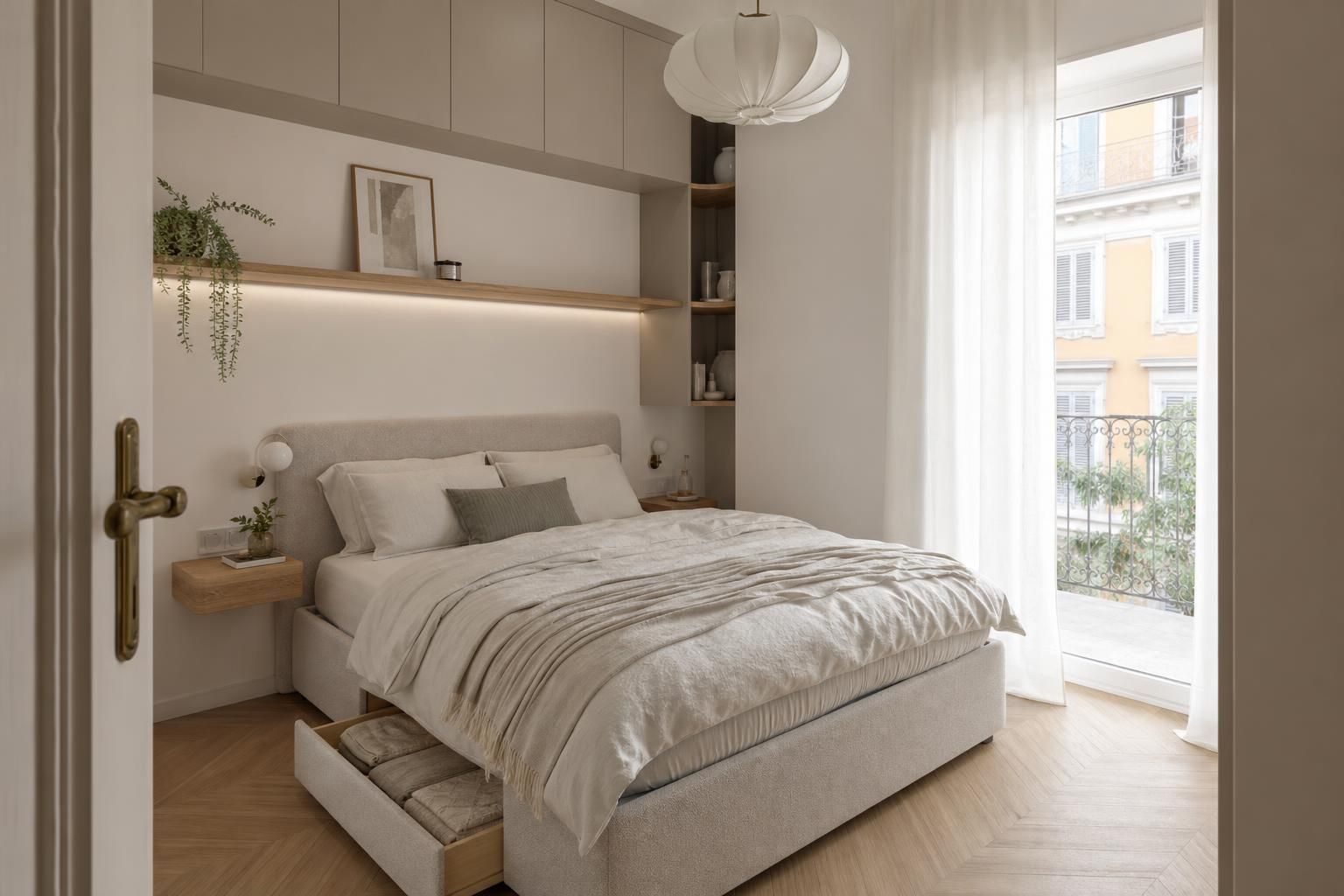 Camera da letto piccola? Le idee pratiche che liberano spazio davvero