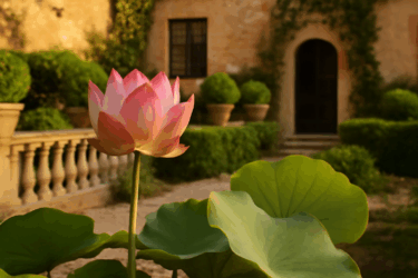 Il loto sacro può fiorire nel tuo giardino italiano!