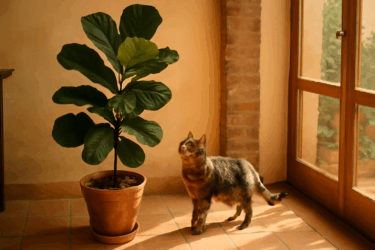 Ficus Lyrata: il violino che può far male al tuo gatto