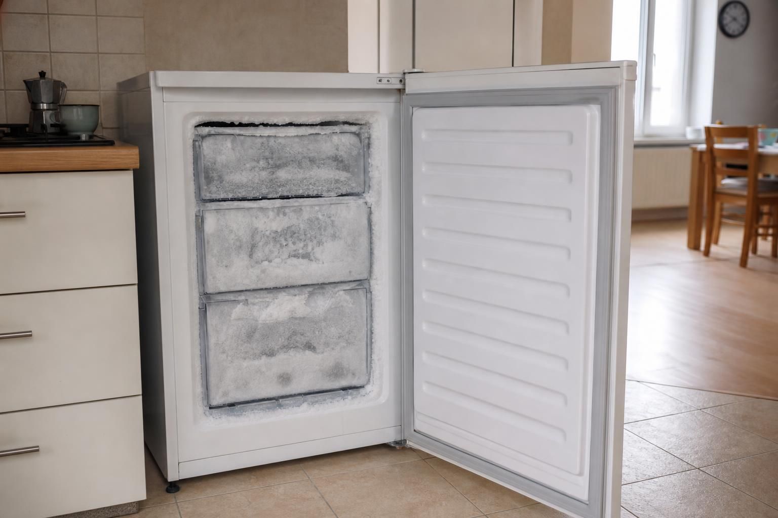 Freezer pieno di ghiaccio? Sbrinarlo bene ti fa consumare meno