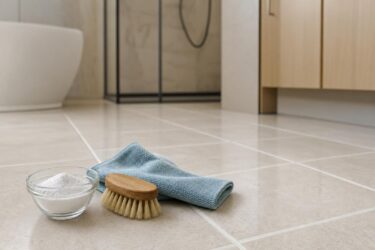 Fughe delle piastrelle ingrigite? Il percarbonato le pulisce senza candeggina