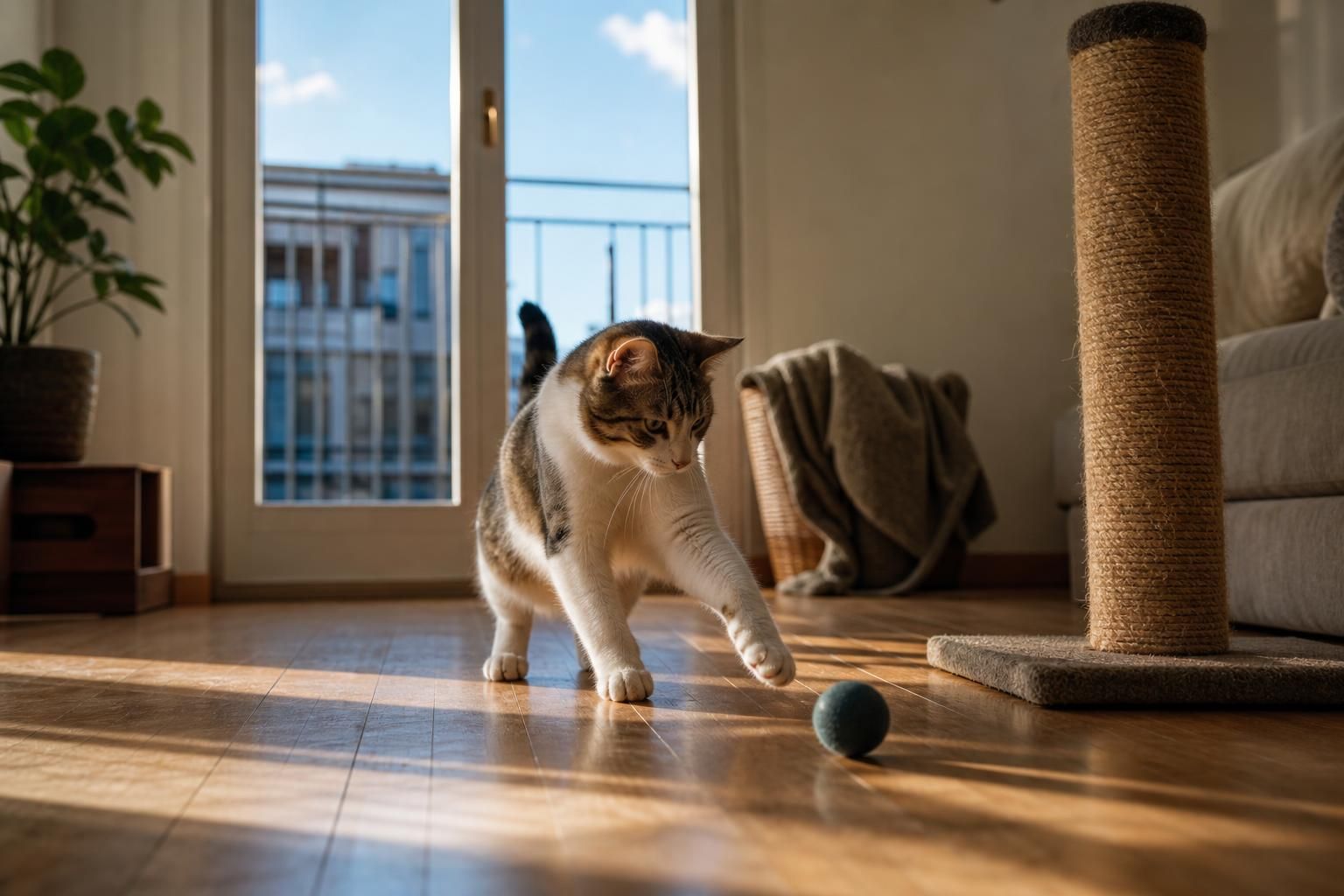 La giornata di un gatto in casa: cosa fa davvero dal mattino alla sera - dettaglio