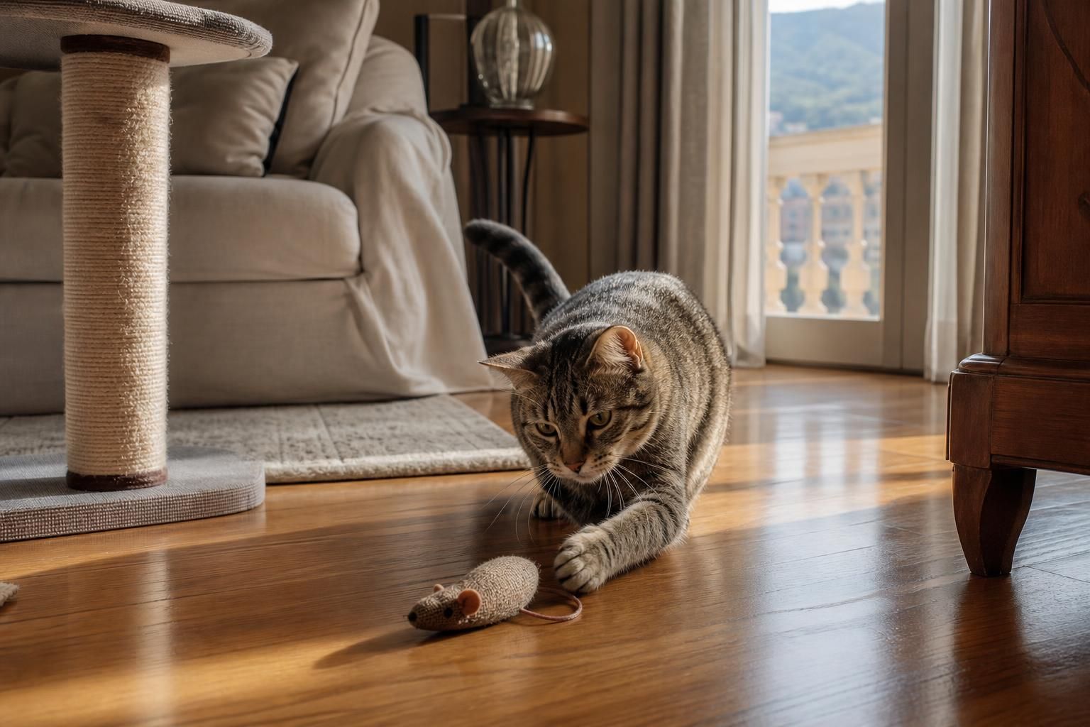 La giornata di un gatto in casa: cosa fa davvero dal mattino alla sera - dettaglio