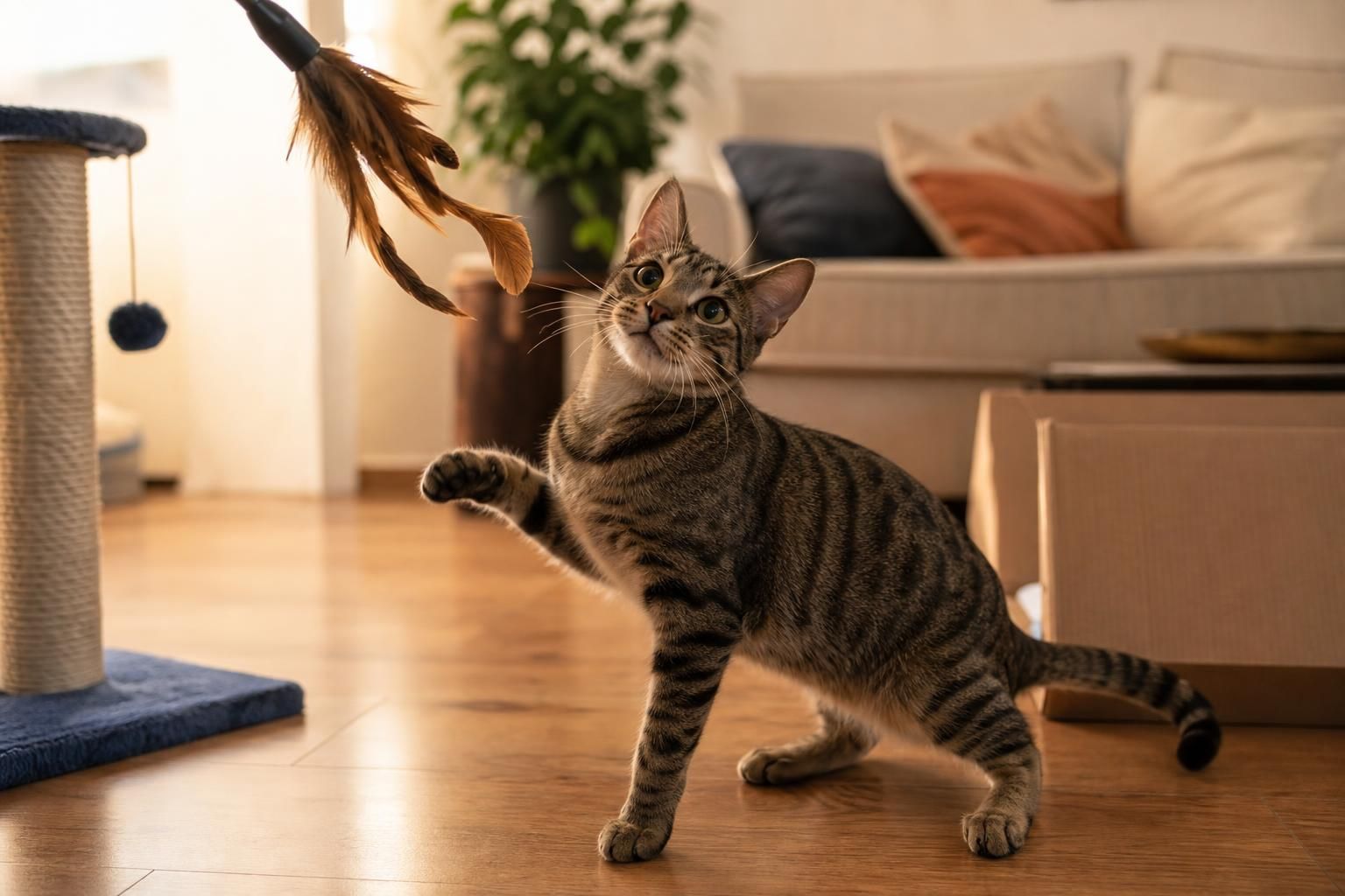 La giornata di un gatto in casa: cosa fa davvero dal mattino alla sera - dettaglio