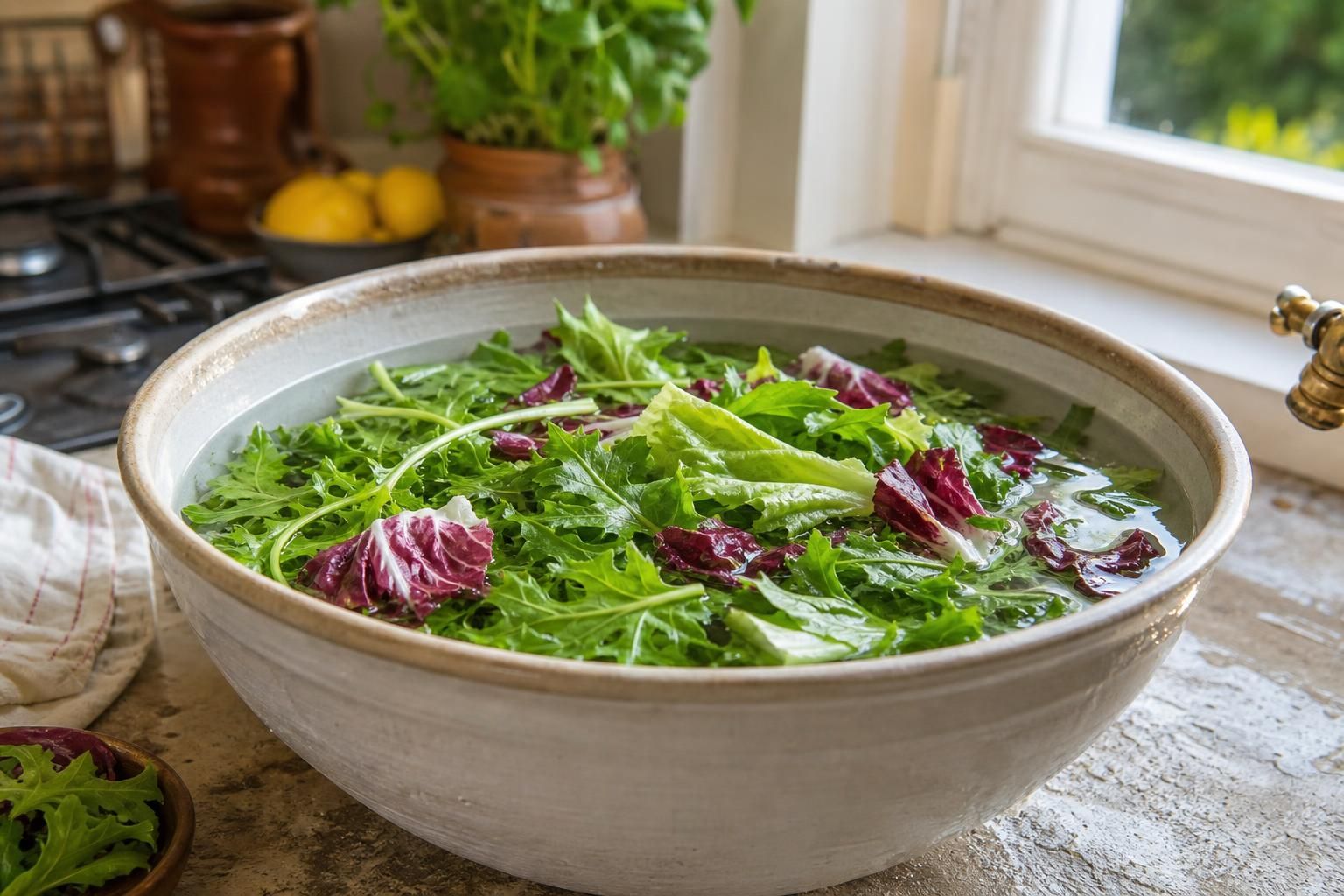 Insalata lavata bene: il gesto semplice che cambia davvero a tavola