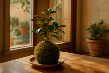 Il segreto del kokedama: piante sospese senza vaso