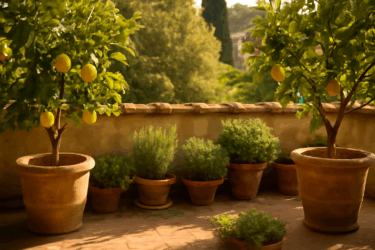 Limoni in vaso sul terrazzo italiano: queste cure estive li riempiono di frutti