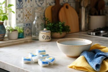 Pastiglie per lavastoviglie: 9 pulizie furbe che puoi fare in casa