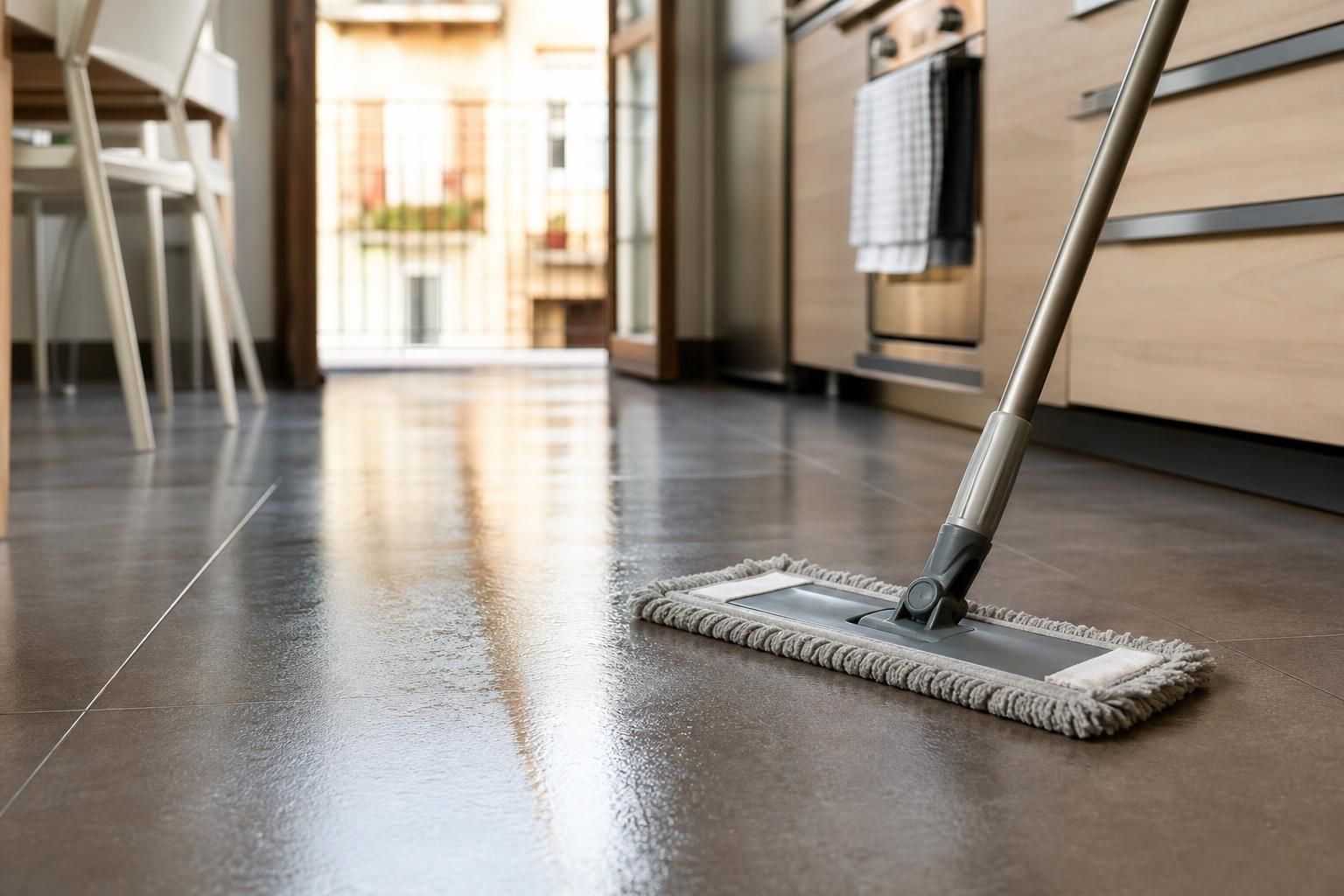 Pavimenti opachi o appiccicosi? 9 errori con il detersivo da evitare - dettaglio
