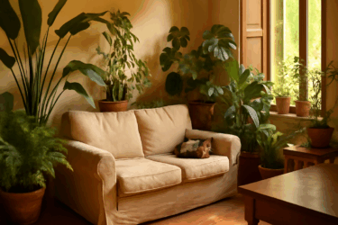 Voglio una casa green senza rischi per cani e gatti!