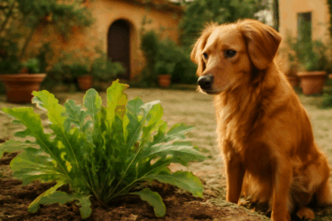 Rucola in giardino: il seme può far male al tuo cane?