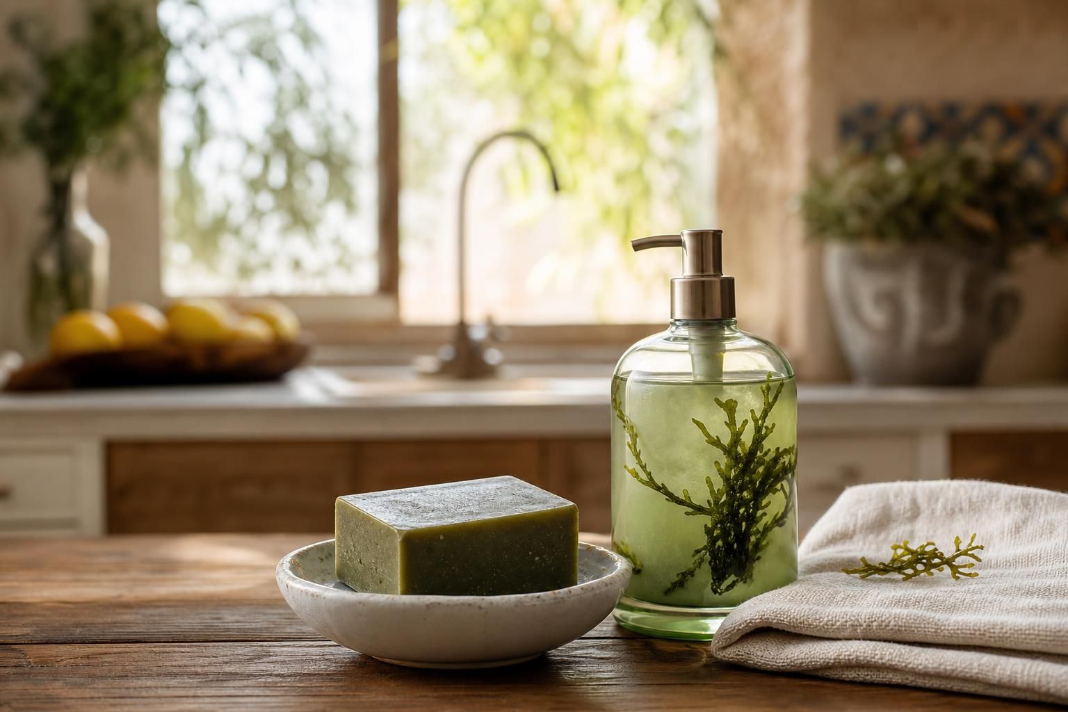 Sapone Alga in casa: quando usarlo davvero e cosa leggere in etichetta