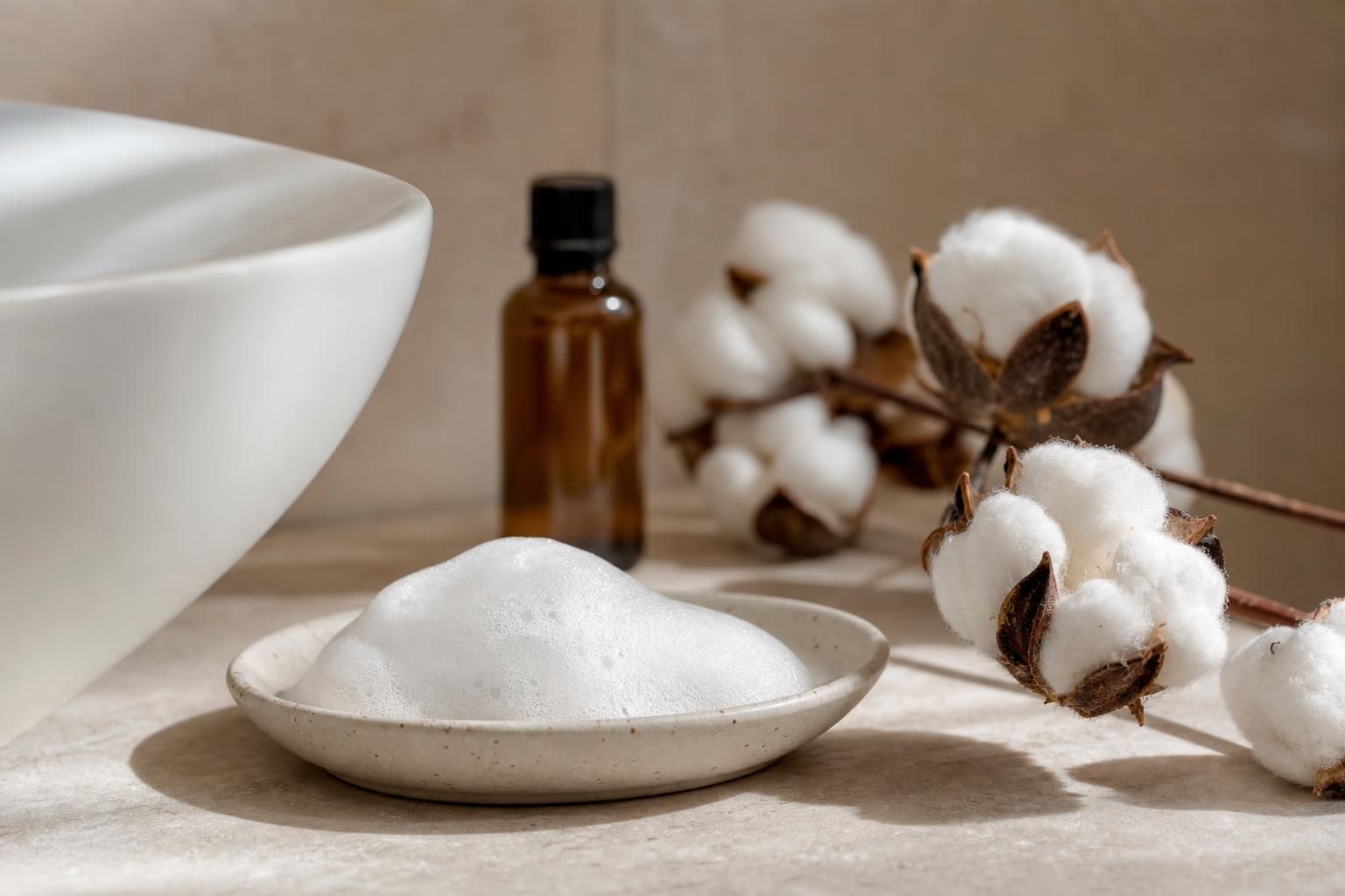 Sapone neutro al latte di cotone: quando usarlo se la pelle tira - dettaglio