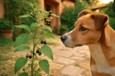 Solano nigrum: il pericolo agostano per cani e gatti