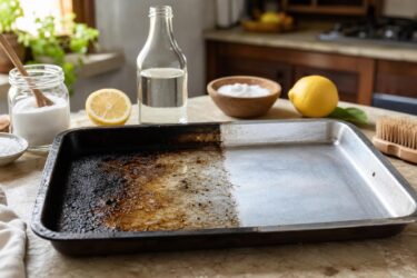 Teglie da forno incrostate? I rimedi naturali che le fanno tornare pulite