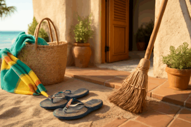 Eliminare la sabbia dopo il mare: trucchi per casa, scarpe, auto