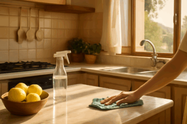 Pulire la cucina in piena estate: senza accendere fornelli