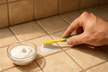Pulire le fughe delle piastrelle annerite: 4 ricette naturali a confronto